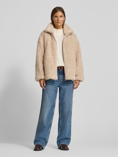 FREE/QUENT Jacke aus Kunstfell Modell 'SLEEPY' Offwhite 1