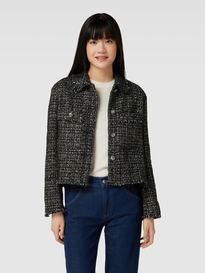WHITE LABEL Blazer mit Strukturmuster Black 4
