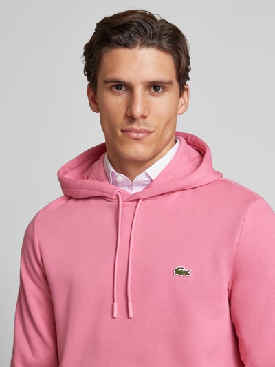 Lacoste Bluza z kapturem Mocnoróżowy 3