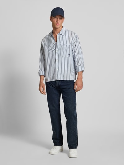 Levi's® Relaxed straight fit jeans met steekzakken, model '555®' Jeansblauw - 1