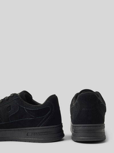 Pegador Ledersneaker mit Label-Applikation Modell 'PULSE LOW' Black 2