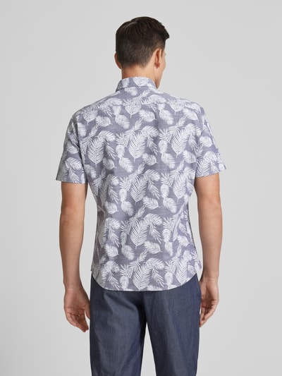 Jake*s Koszula biznesowa o kroju casual fit ze wzorem na całej powierzchni Granatowy 5