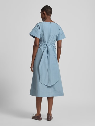 Weekend Max Mara Vloeiende vrijetijdsjurk met katoen model 'PIOPPO' Lichtblauw - 5