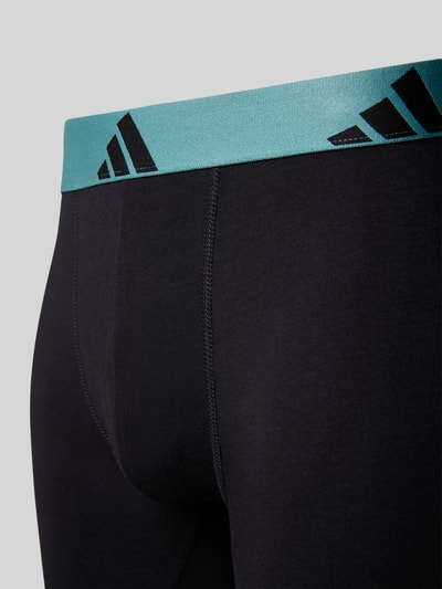 adidas Sportswear Bokserki z elastycznym paskiem z logo w zestawie 3 szt. Czarny 2