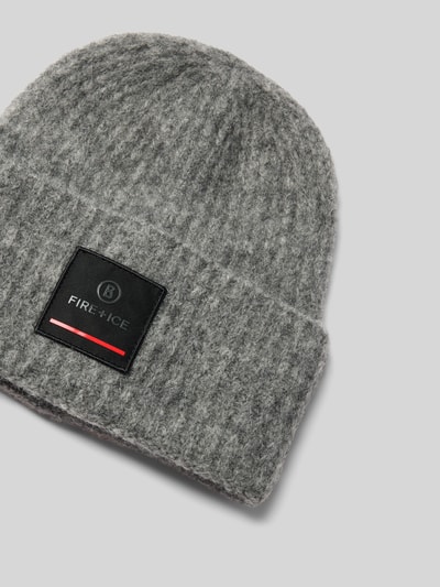 FIRE + ICE Beanie met alpaca, model 'TUANA' Middengrijs - 2
