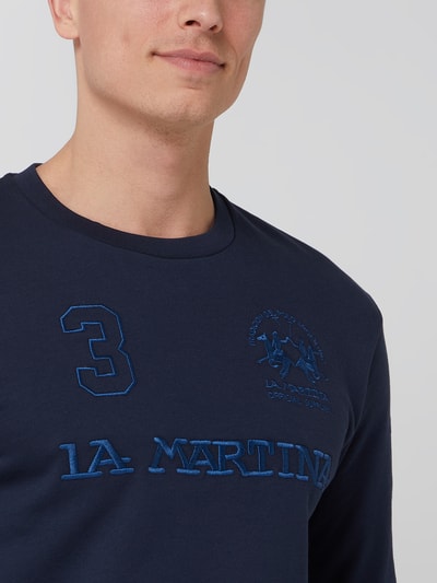 La Martina Sweatshirt mit Logo  Marine 3