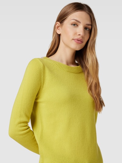 Christian Berg Woman Gebreide pullover met ronde hals Lichtgroen - 3