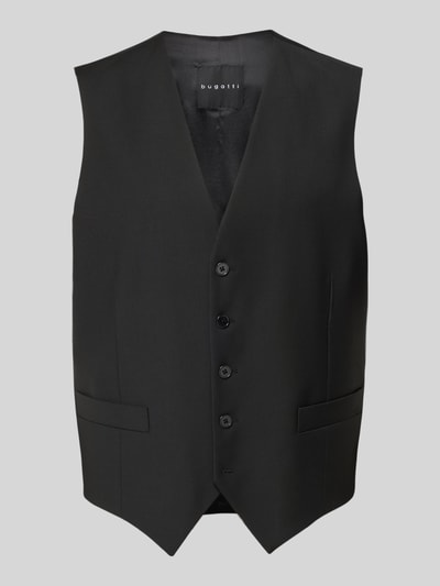 bugatti Gilet met V-hals Zwart - 1