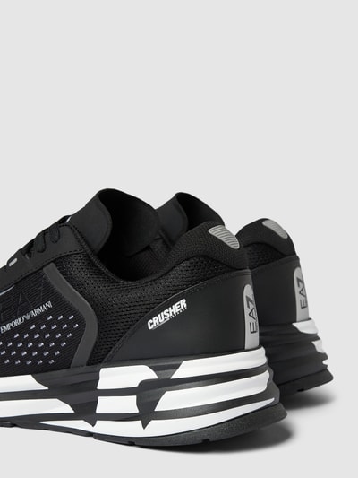 EA7 Emporio Armani Sneaker mit Label-Details Modell 'CRUSHER DISTANCE' Black 2