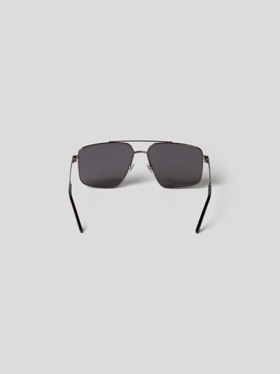 Gucci Unisex Sonnenbrille im Metallic-Look Graphit 5