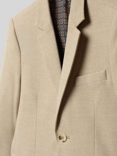 Standar Regular Fit Sakko mit Viskose-Anteil Beige 2