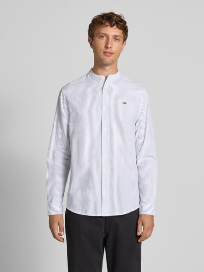 Tommy Jeans Regular fit vrijetijdsoverhemd van een mix van katoen en linnen Offwhite - 4