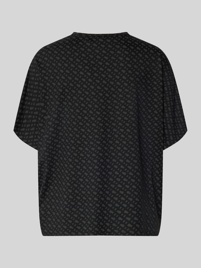 BOSS Oversized T-Shirt aus Lyocell-Mix Modell 'B-LOGO' BLACK 3