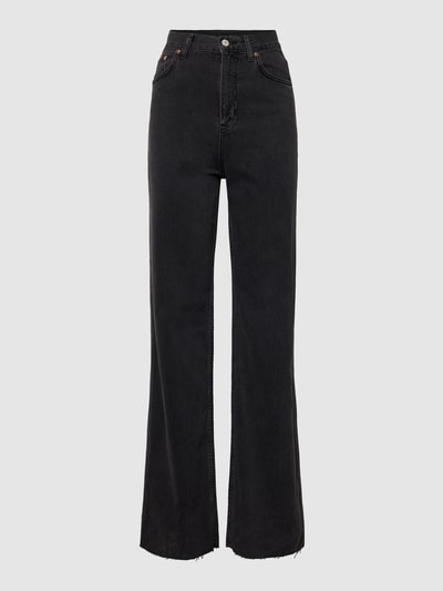 Review Mid Rise Jeans im Straight Fit Black 2