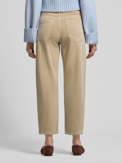 CAMBIO Loose Fit Jeans mit Eingrifftaschen Modell 'Elin' Taupe 5