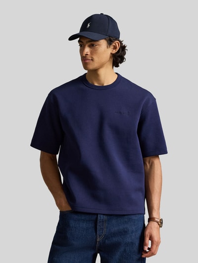Polo Ralph Lauren t-shirt o kroju loose fit z mieszanki bawełny Granatowy 4