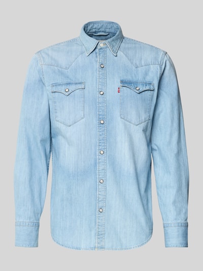 Levi's® Regular Fit Jeanshemd aus reiner Baumwolle Modell 'BARSTOW' Jeansblau 2