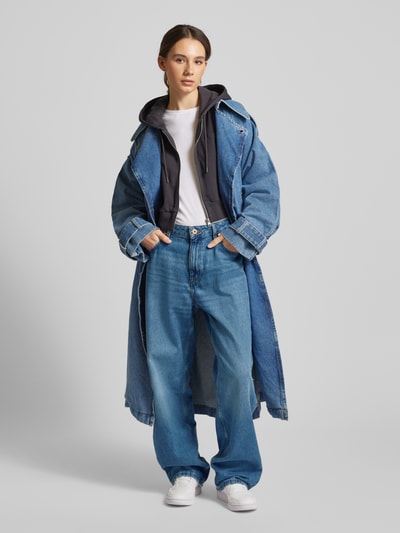 Hugo Blue Loose Fit Jeans mit Label-Details Modell 'Leni' Jeansblau 1