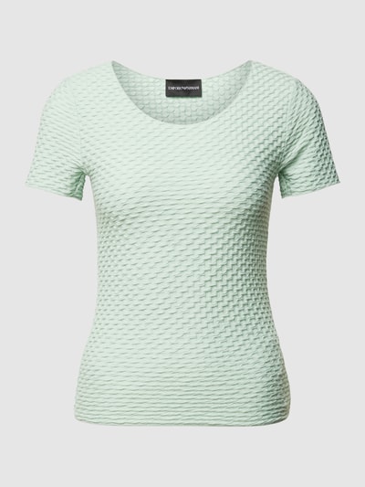 Emporio Armani T-shirt met structuurmotief Groen - 2