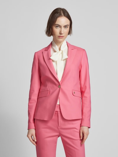 MOS MOSH Blazer mit Label-Applikation Modell 'Blake Night' Pink 4