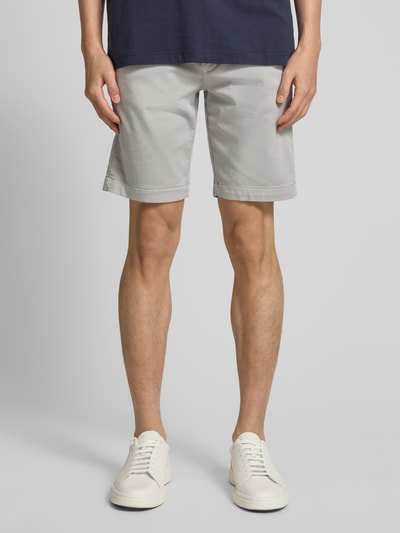 MAC Regular Fit Shorts mit Tunnelzug Hellgrau 4