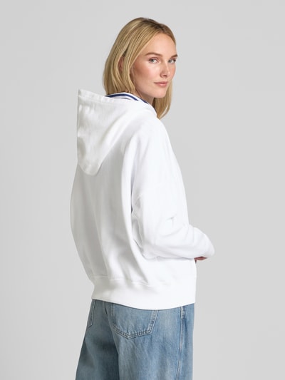 Polo Ralph Lauren Oversized Hoodie mit Kapuze Weiss 5