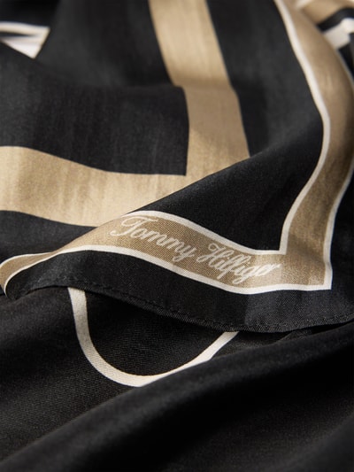 Tommy Hilfiger Tuch aus reiner Seide Black 2