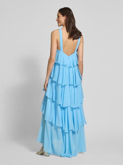 Vero Moda Sukienka wieczorowa o linii A z głębokim dekoltem na plecach model ‘FELICIA’ Jasnoniebieski 5