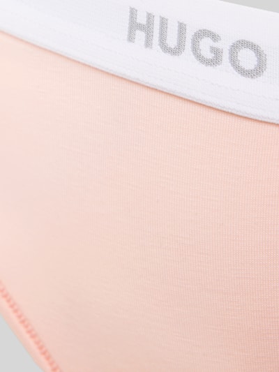 HUGO String van katoenmix, model 'HUGO ID THONG' Roze - 2
