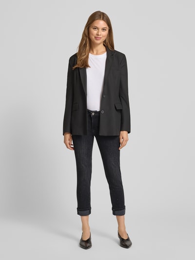 Liu Jo White Jeansy o kroju slim fit i dł. 7/8 model ‘Skinny’ Czarny 1