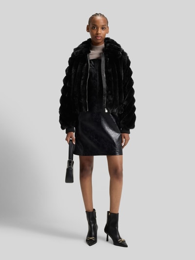 HUGO Regular fit jack met tunnelkoord in de taille  Zwart - 1