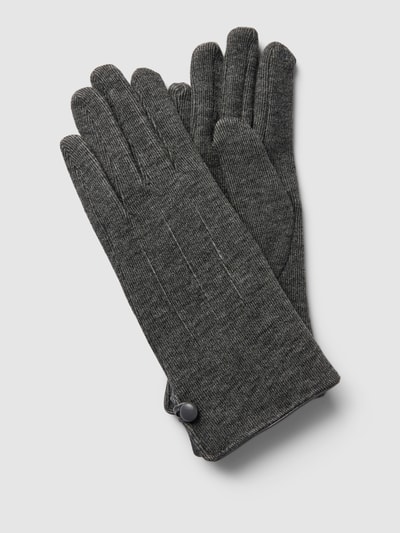 EEM Handschuhe mit Knopfverschluss Anthrazit 1