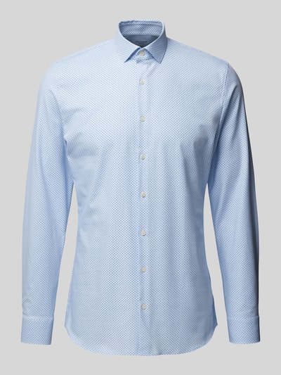 OLYMP No. Six Modern fit zakelijk overhemd met kentkraag Bleu - 2