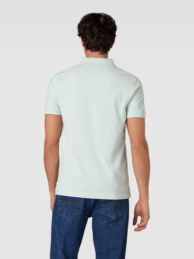 MCNEAL Poloshirt met labelstitching Lichtturquoise - 5