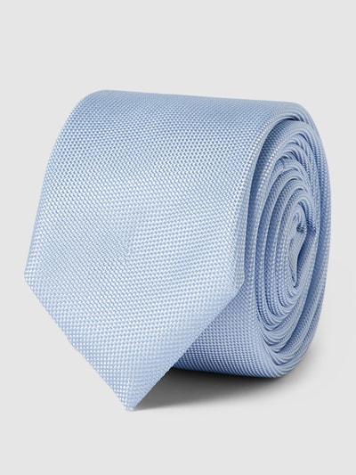 BOSS Slim Fit Krawatte mit Strukturmuster Bleu 2