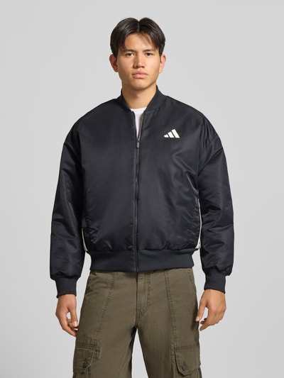 adidas Sportswear Regular Fit Blouson mit Logo-Print Modell 'STADIUM BMB BLACK' Black 4