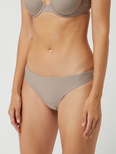 Esprit String met streepmotief Taupe - 4