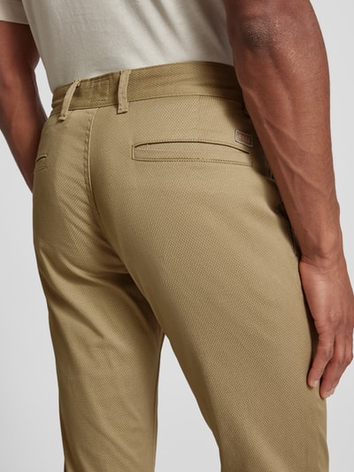 BOSS Orange Slim Fit Chino mit Eingrifftaschen Camel 3