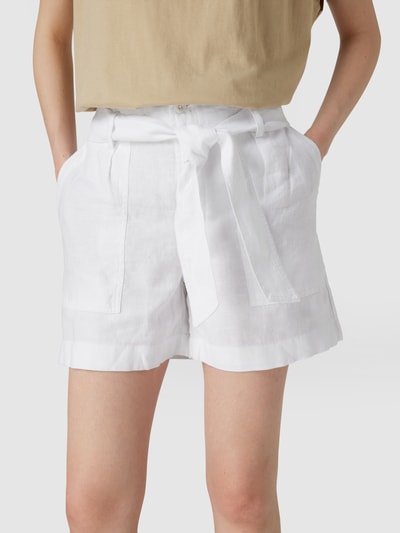 Lauren Ralph Lauren Shorts aus Leinen Weiss 3