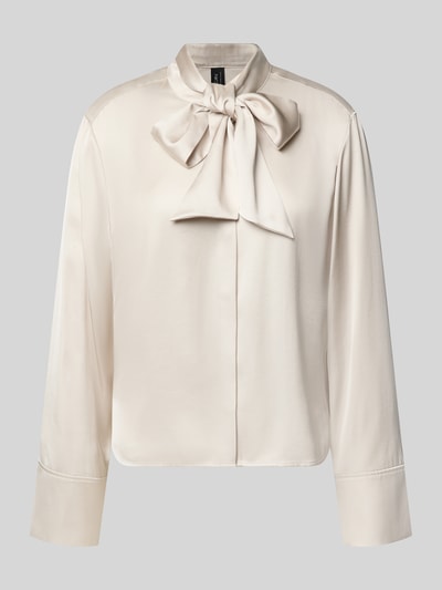 Marc Cain Regular Fit Schluppenbluse mit verdeckter Knopfleiste Sand 2
