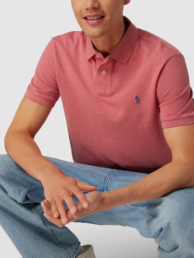 Polo Ralph Lauren Poloshirt met labelstitching Koraal - 3