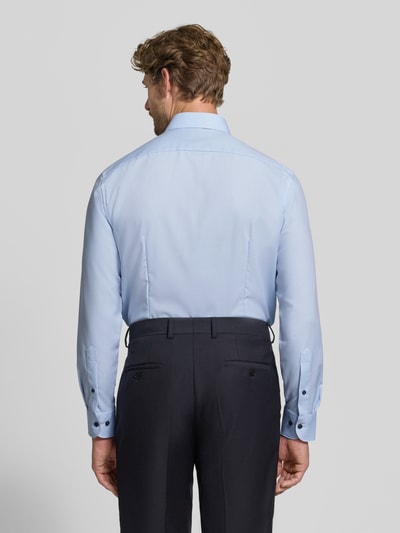 OLYMP modern fit zakelijk overhemd van pure katoen Bleu - 5