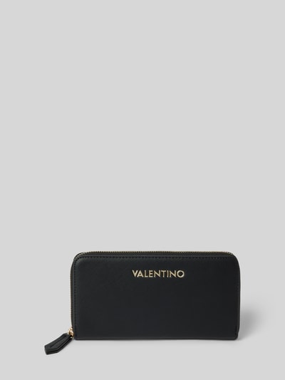 VALENTINO BAGS Portemonnee met labelapplicatie, model 'ZERO' Zwart - 1