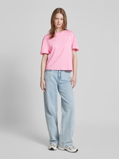 Rich & Royal T-Shirt mit Motiv-Print Pink 1