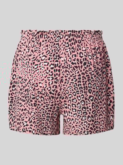 HUGO Korte pyjamabroek met elastische band, model 'NIKKA' Felroze - 3