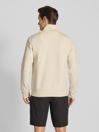 BOSS Green Regular Fit Sweatjacke aus Baumwoll-Mix Modell 'SKAZ' Offwhite 5