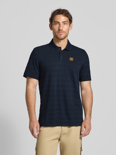 PME Legend Poloshirt mit Label-Detail Marine 4