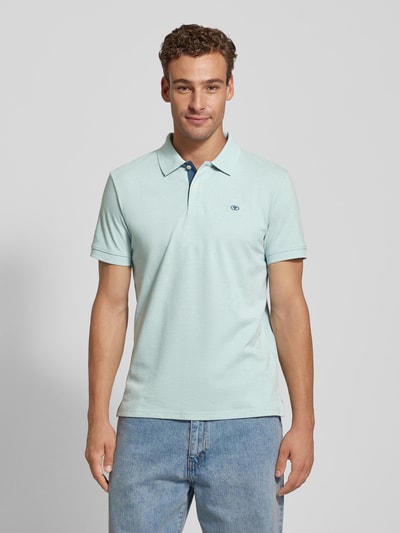 Tom Tailor Poloshirt mit Logo-Stitching Modell 'Basic'  Mint 4