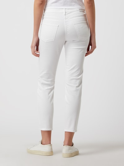 Brax Cropped Skinny Fit Jeans mit Nieten-Details Modell 'Shakira'  Weiss 5