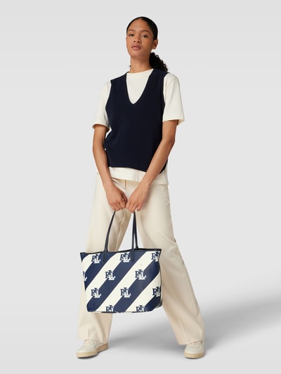 Lauren Ralph Lauren Shopper mit Streifenmuster Marine 1